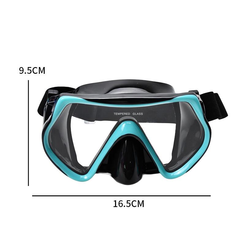 Púliàn Adult Tempered Glass Wide-View Diving Mask