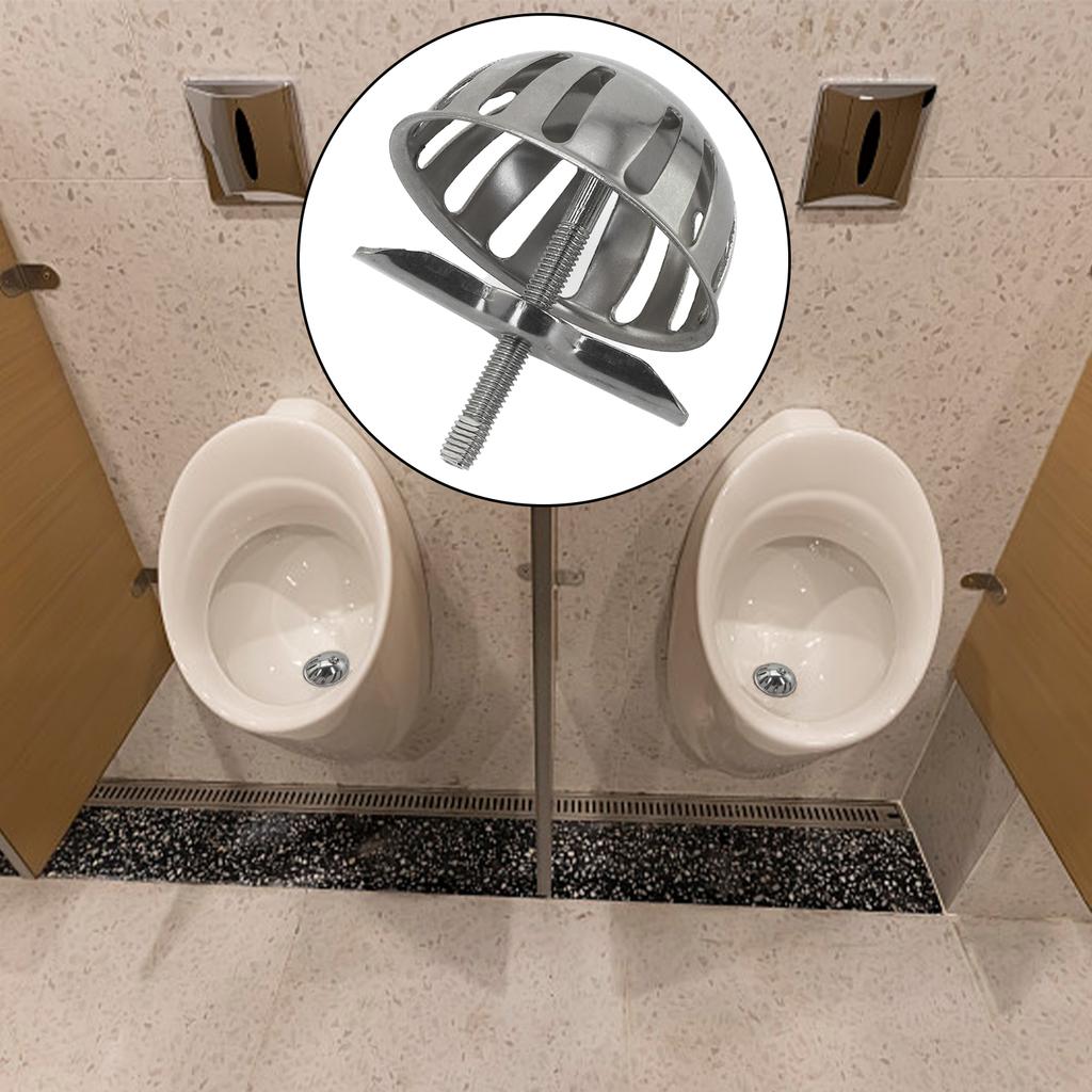 Washout Urinal Strainer with Leaky Spud Top Funnel Chrome Finish Perfect for Commercial Environments To Block Debris