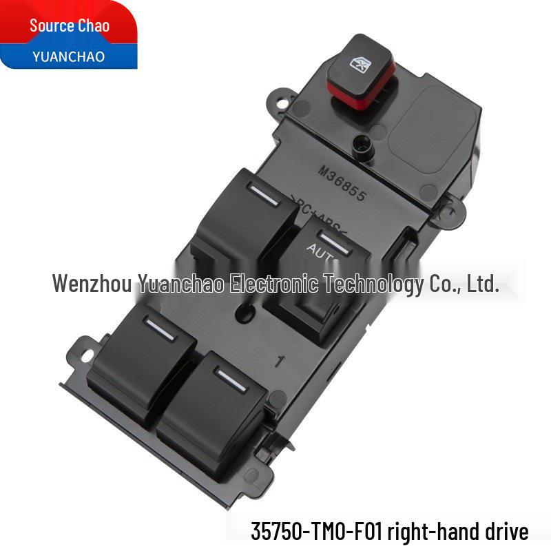 

Right-Hand Honda City/Fit Power Window Switch 35750-TM0-F01 Electric