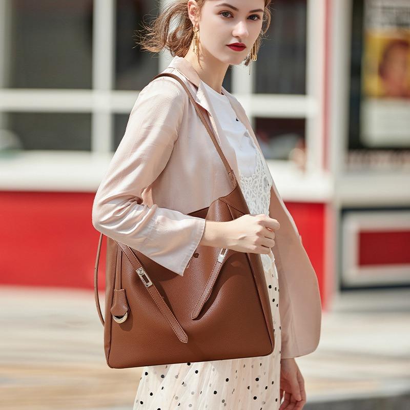 Niche Bag, New Leather Shoulder Handbag, High-end Sense for Commuting To Work, Large-capacity Tote Bag for Women