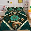 Set Copripiumino 3D Stampa Floreale Donna Tessili per la Casa Poliestere Dimensioni Queen Set Copripiumino per Letto