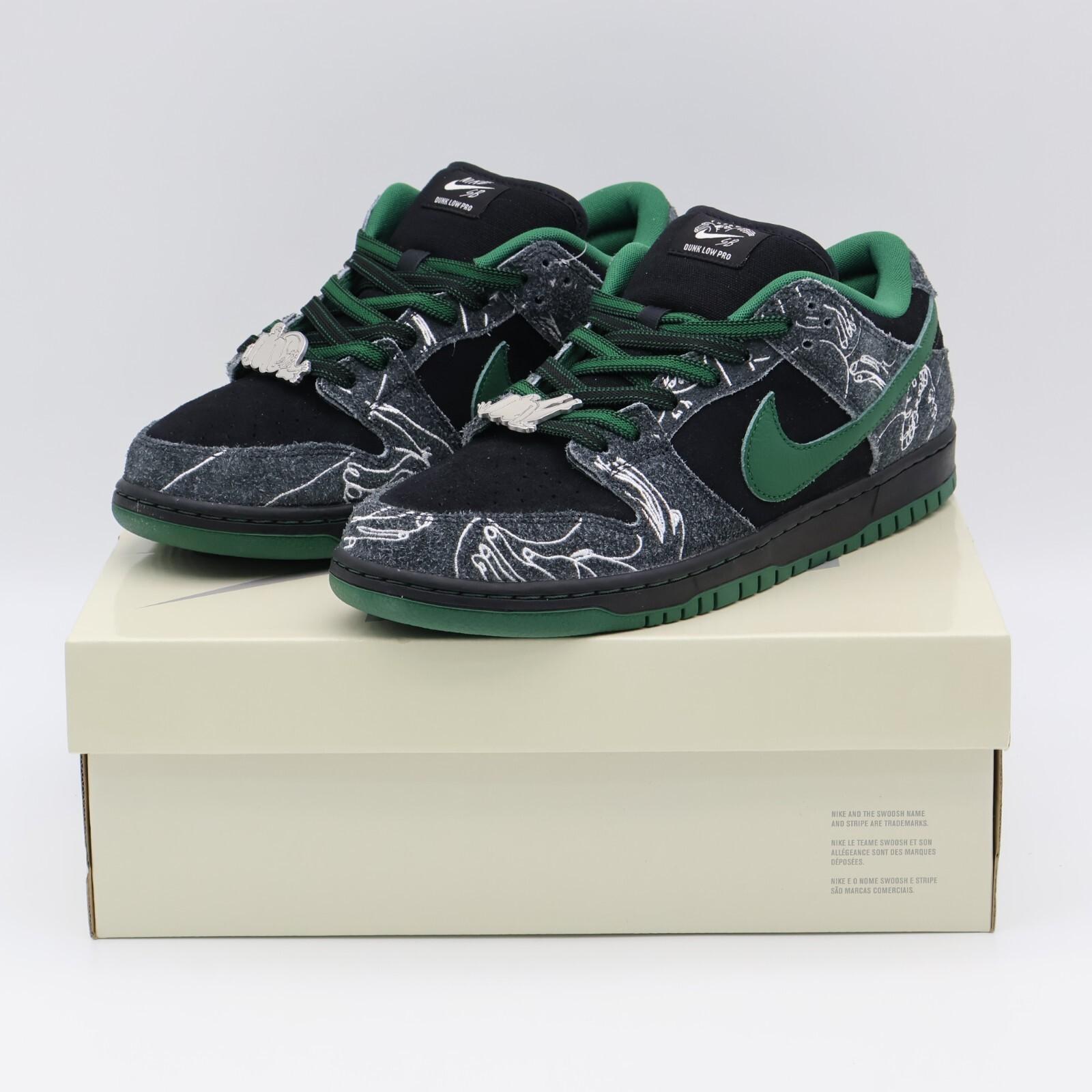 HF7743-001 There Skateboards Nike SB Dunk Low Pro Антрацит и Гордж (Мужской) 4