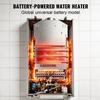 6-18L LPG Instant Gas Water Heater, Energy Saving Stainless Steel with LED Display, Safety Protection & Smart Control