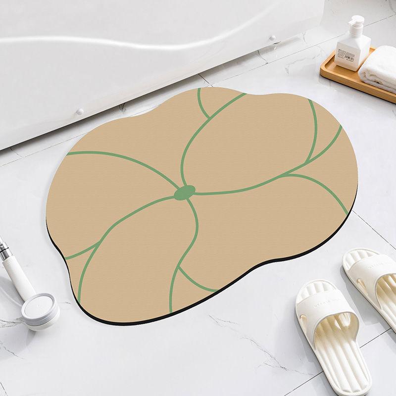 Badezimmer Kieselgurmatte Eingangstürmatte Toilettentürmatte Toilette Saugfähig Rutschfest Fußmatte Toilettenteppich