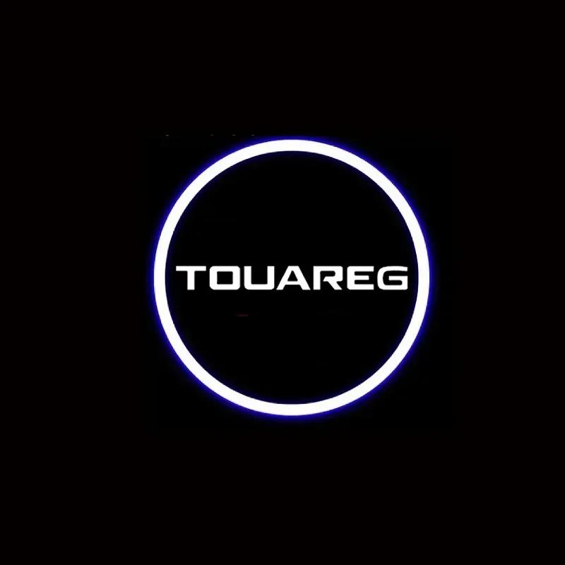 2Pcs LED Car Door Welcome Light for VOLKSWAGEN VW Touareg 2004-2010 2009 2006 2005 Auto Styling Projector Ghost Shadow Lights CWS1 