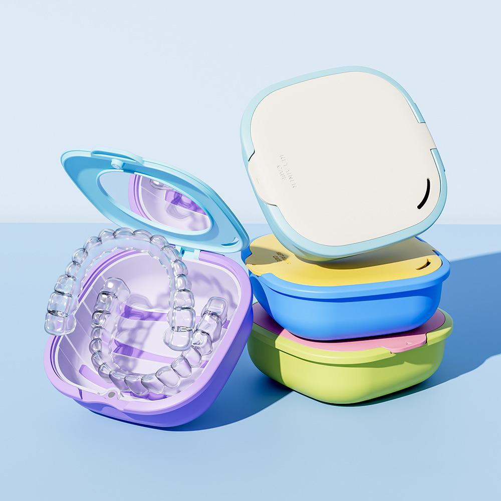 Dopamine Portable Orthodontic Storage Case with Mirror
