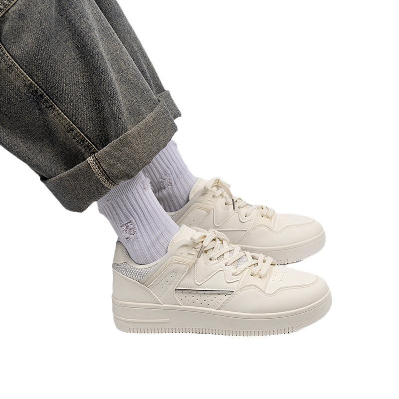 Global little white shoes men's spring men's shoes trendy versatile sports casual shoes men's thick baseplate shoes ZHQ5630-1