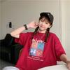 Short-sleeved T-shirt women's ins loose early spring new foreign style top student fashion age-reducing bottoming shirt tide