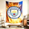 Il Manchester City FC (14) Arazzo Adatto Per Decorare Case Dormitori E Camere Da Letto Morbido Al Tatto E Un Regalo Perfetto Per Amici E Familiari