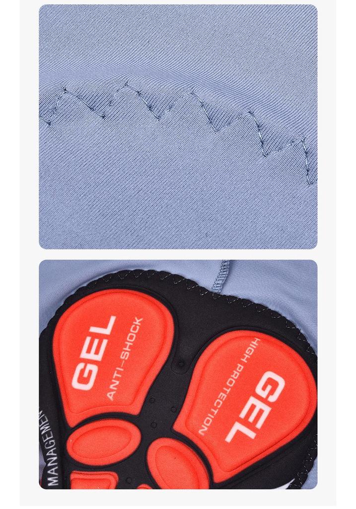Culotte de Ciclismo de Verano Unisex con Absorción de Impactos de Silicona para Montaña y Carretera