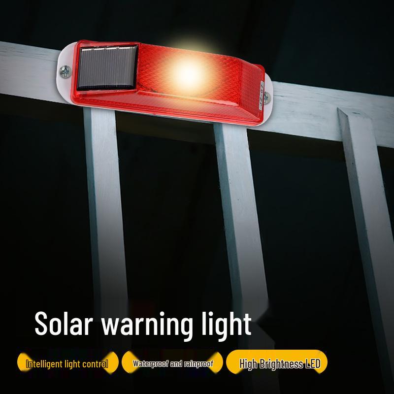 LED Solar Safety Flashing Light for Trucks and Fences