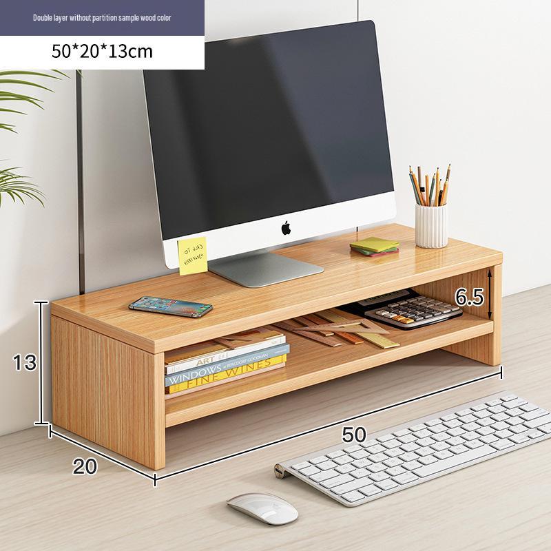 Masaüstü Bilgisayar Monitör Yükseltici Stand ve Ofis Depolama Rafı