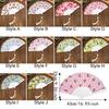 Fruit Pattern Handheld Fan with Tassel Vacation Folding Fan Fashion Summer Folding Hand Fan  School