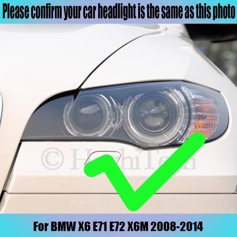 Switchback Cotton Light LED Angel Eye Dual White Amber for BMW X6 E71 E72 X6M 2008-2014