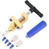 Walfront Glass Tile Cutter 3-15 Mm Hand Tool One Piece Glass Tile Opener Manual Tile Cutter Portable DIY Tool Kit Tile Opener Ceramic Cutting Tool