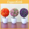 Beautiful Decorative Artificial Ball Plant Tree In Pot For Weddings And Parties