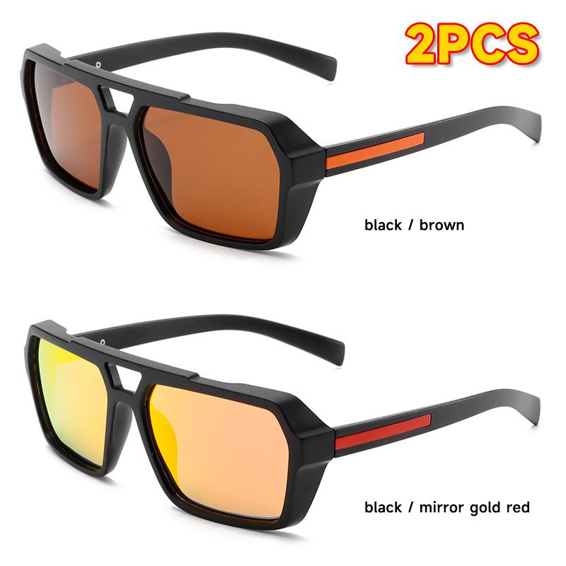 New High Quality Hd Polarized Sunglasses Men Driving Sunglass Men Uv400 Brand Designer Eyewear Mirror Lenses Retro Shades