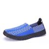 Summer Men Braid Beach Shoes Women Casual Weave Slip On Outdoor Flats Tennis Sneakers for Couples