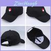 Breathable Cotton Baseball Cap With Embroidered Uchiha Emblem For Sun Protection
