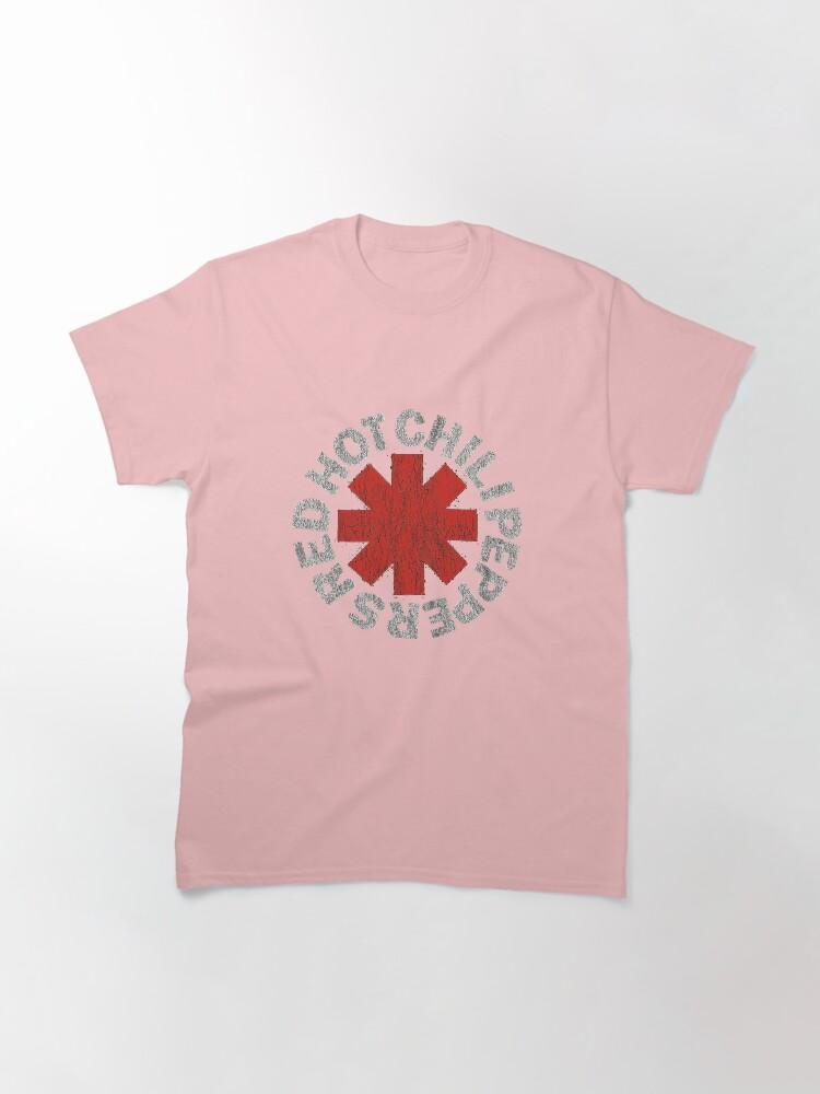 Red Hot Chili Peppers zwart rood heet Essentieel Klassiek T-shirt