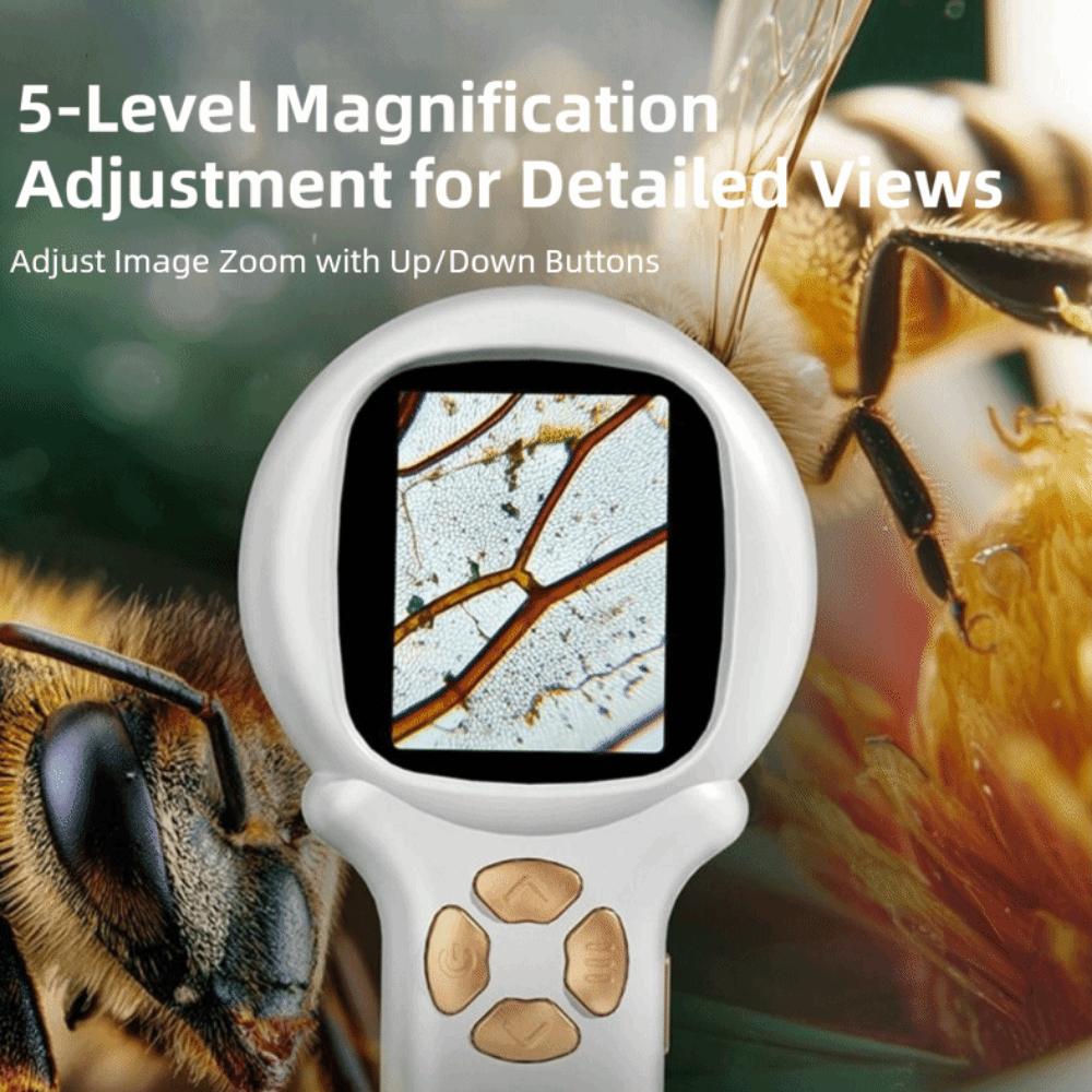 Portable Handheld Digital Microscope HD Mini Portable Microscope Kids Microscope Coin Magnifier