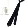 Polyester narrow version solid color neck tie fashion versatile casual men's shirt tie