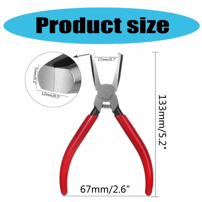 Flat Head Guitar Fret Puller Tool Fret Removal Pliers Replacement Fret Wire Pliers Guitar Repair Tools Easy to Use