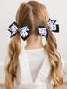 Back To School Hair Clips Pencil Apple Letter Hairpin for Girls Cute Bows Barrettes Handmade Hairgrips Children Hair Accessories