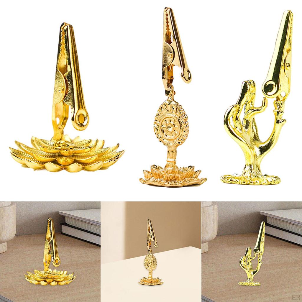 Buddha Räucherstäbchenhalter Clip für Stäbchen, Kompakter Halter Schlafzimmer und Café