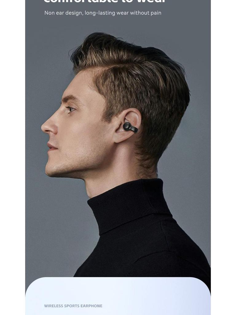 M30 Ear Clip Bone Conduction Sports Bluetooth Earphones with Ultra-long Battery Life