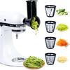Slicer&Shredder Grater Attachment Compatible with KitchenAid Stand Mixer, 4 Blades, Cheese Grater Attachment