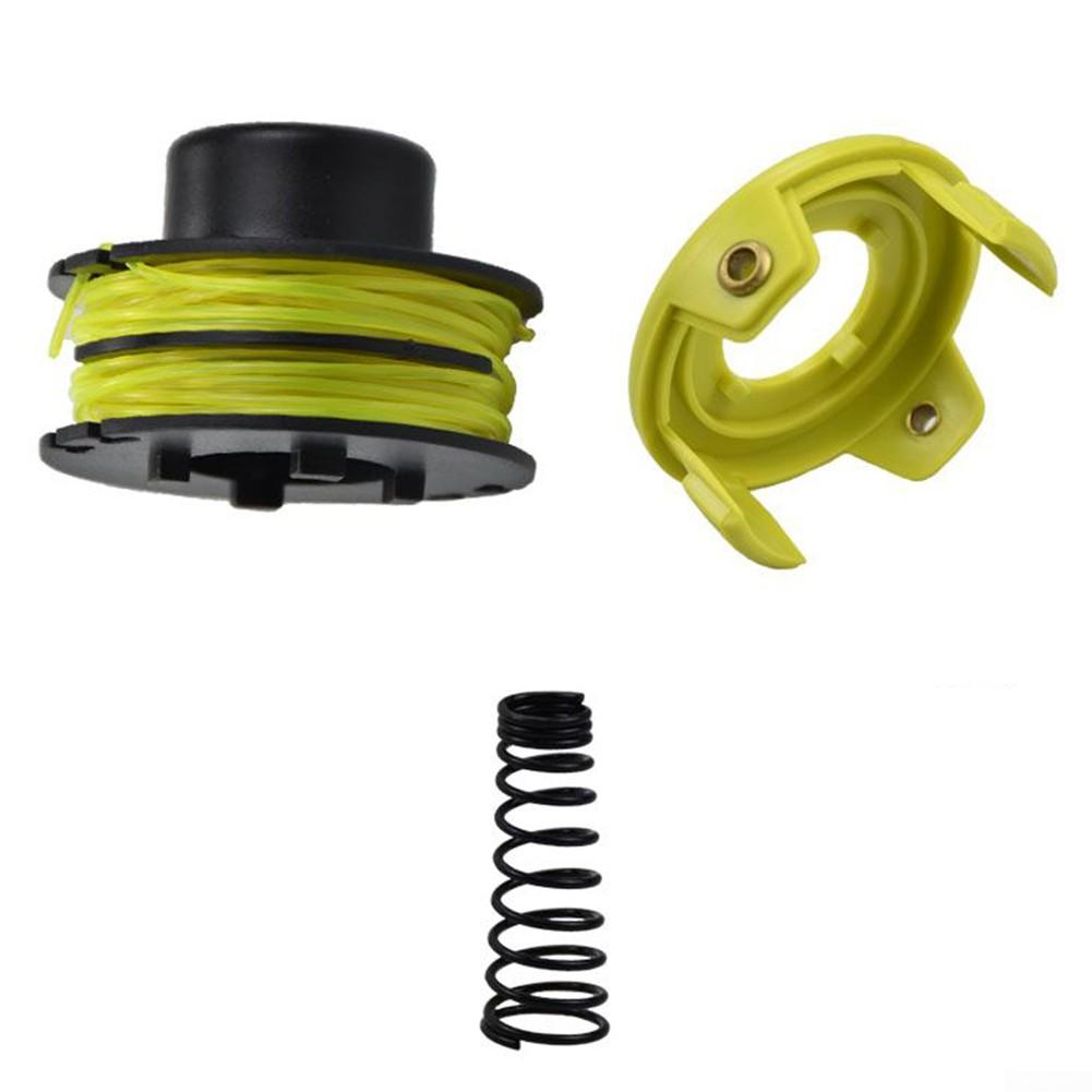 Komplett spoletrimmer 1 sett 1,2 mm Svart+Gul deksel
