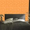 Autumn Symbols Wallpaper Gold and Cream for Living Room and Bedroom 50x1000