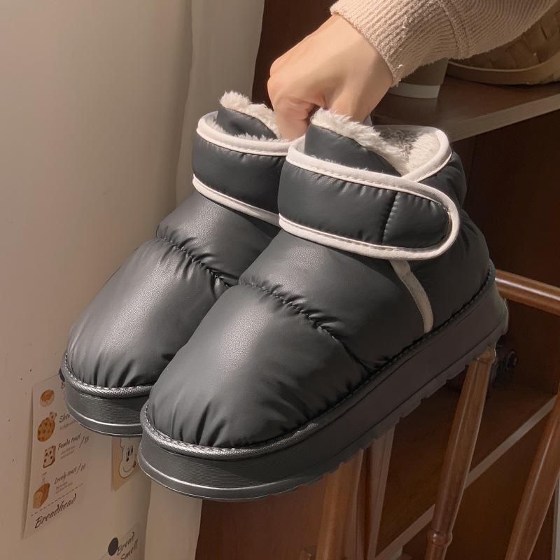 Fashion Snow boots for women new winter outerwear cotton shoes for men winter plush anti slip waterproof cotton boot zapatillas de mujer