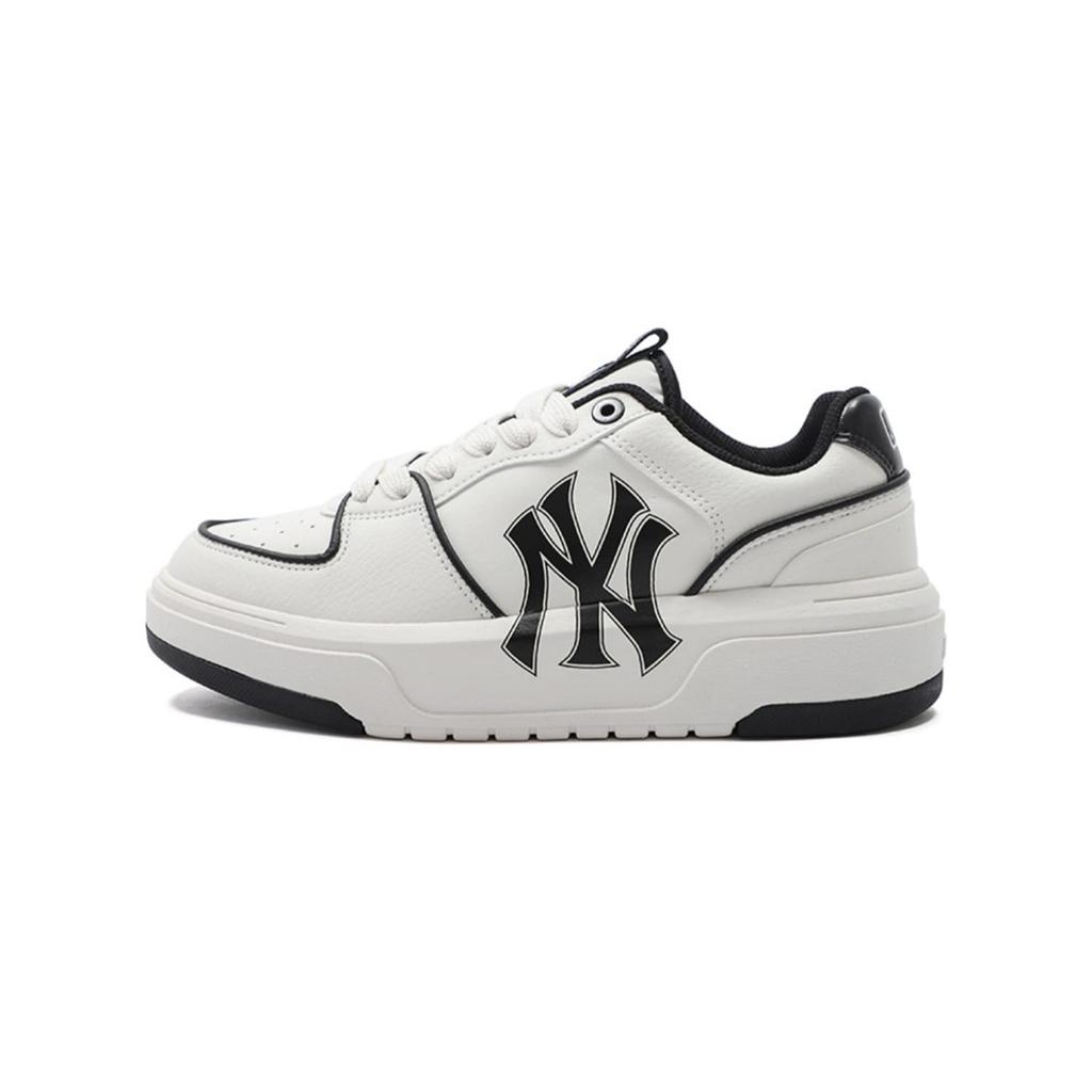 MLB Chunky Liner Pu Impact Resistance Abrasion Resistant Height Increasing Low top Skateboard Shoes Unisex 3ASXCA12N-50WHS(Team - )