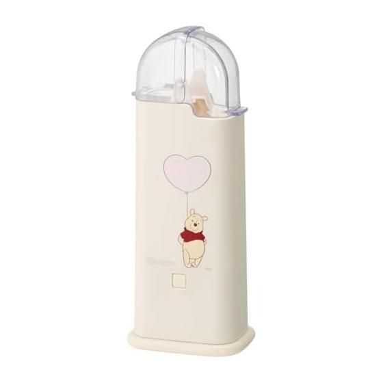 Skater Chopstick Holder, Hooded Chopstick Stand with Lid, Made In Japan, Disney Winnie the Pooh HUG&HEART TW81-A, Rotatable Lid, Separates Adult and