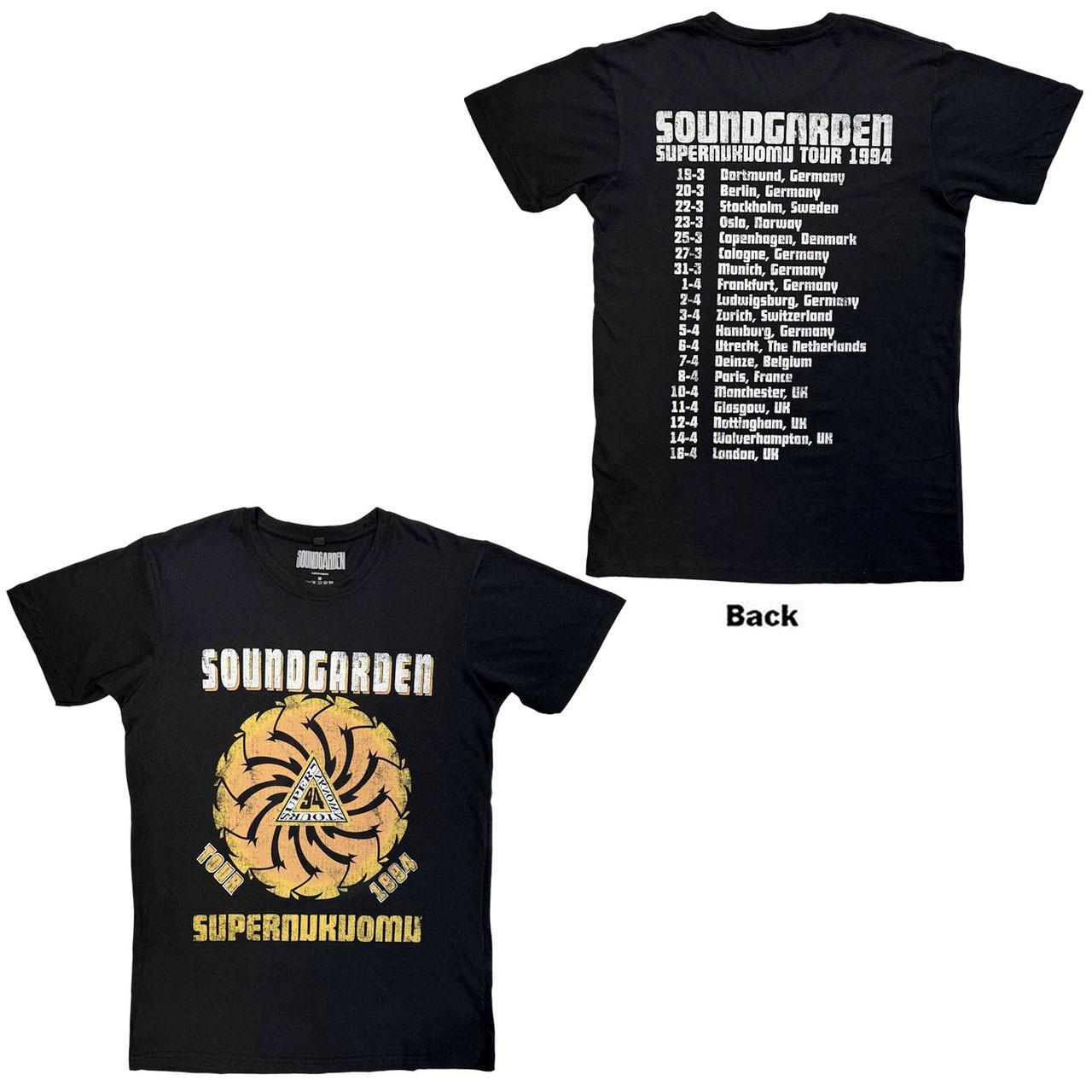 Soundgarden - Тур Superunknown 94 - Черная футболка Carbon XXXL