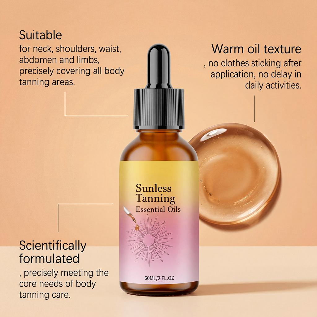Body Enhancing Darkening Care Oil Helps To Darken The Skin And Create A Natural Complexion With A Lustrous Appearance,60ml