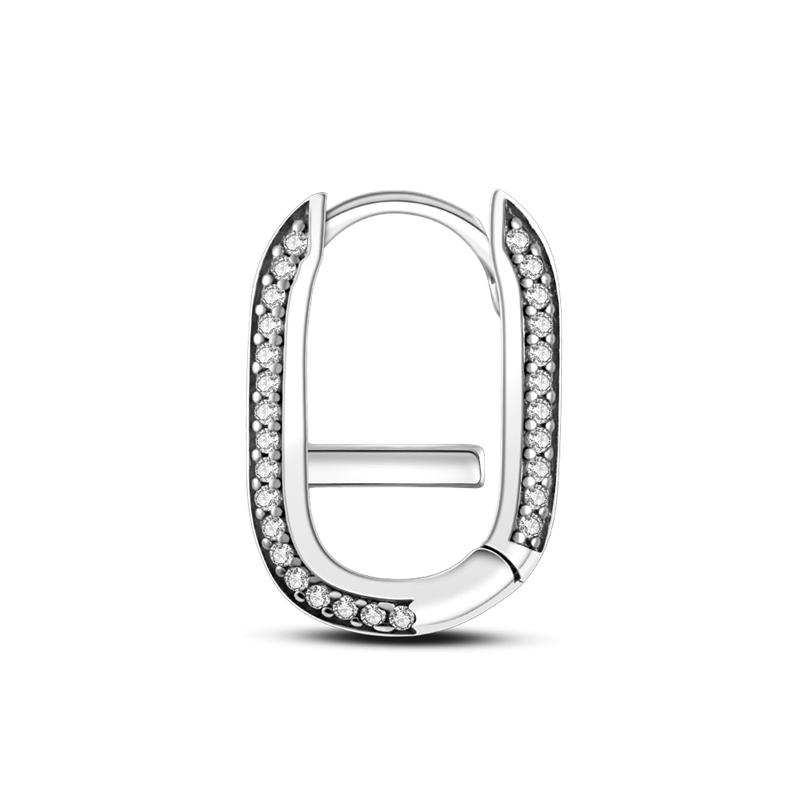 Mărgele Charm Pandantiv Noi din Argint Sterling 925 Linii Geometrice Se Potrivesc Brățării Originale DIY Pentru Confecționare Colier cu Pandantiv Femei