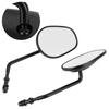 Pair Motorcycle Rearview Mirror Handlebar End Side View Glass Fit for Touring Glide 96‑17