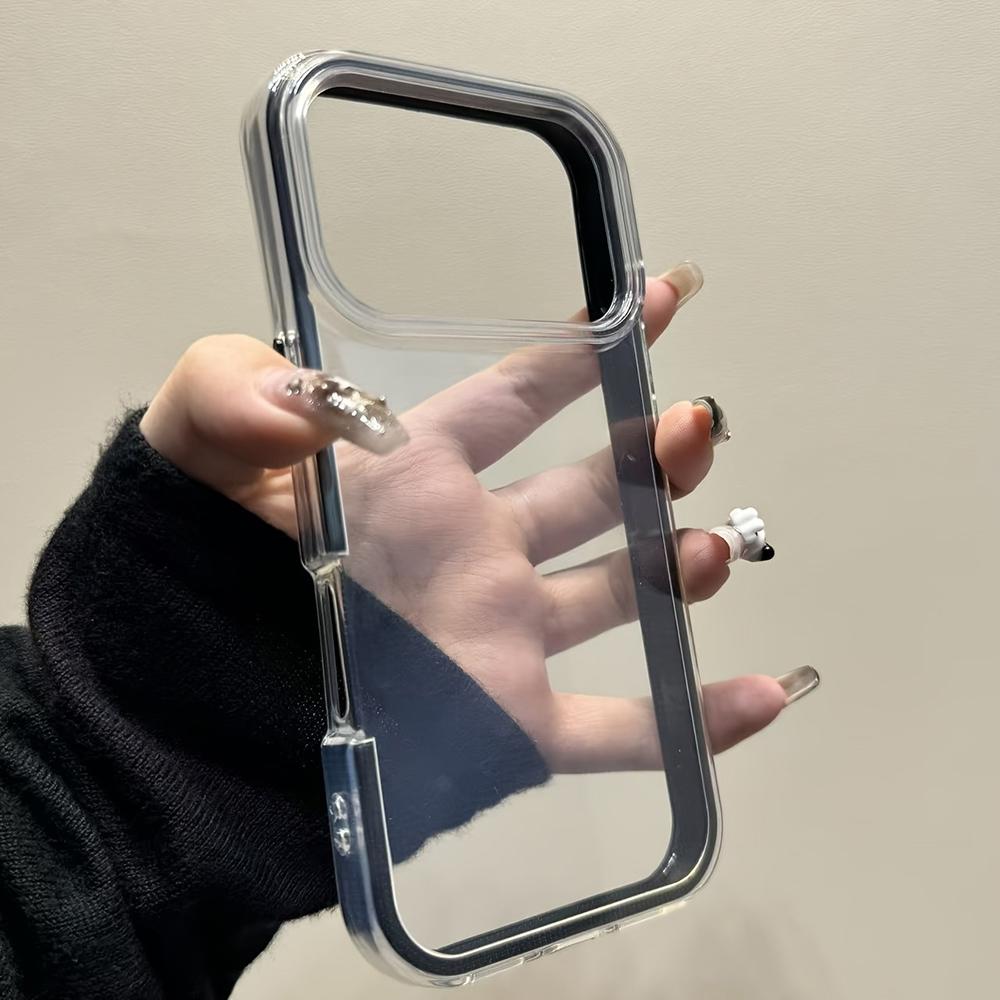 Transparent Acrylic Phone Case For For Iphone 17 16 1 14 13 Pro Max 17Pro Candy Color Shockproof Bumper Clear Back Cover
