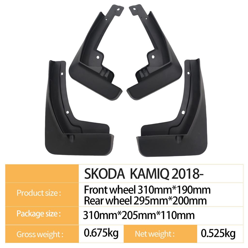 Skoda Kamiq 2018+ Auto Reifen Schmutzfänger