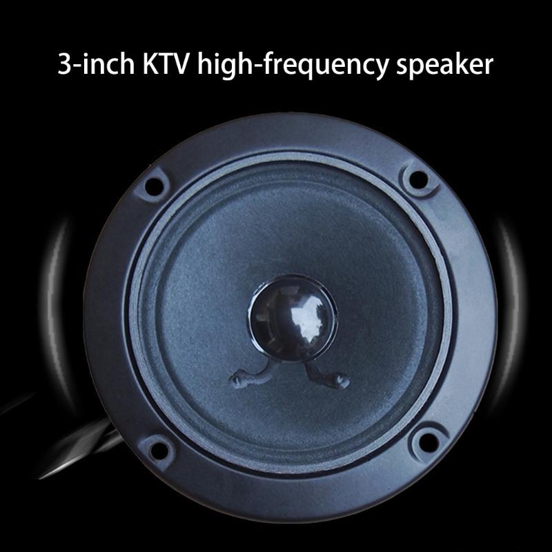 30W 3Inch High Fidelities Tweeter Speaker Double Magnets Design Loudspeaker for Karaoke and Home Theater