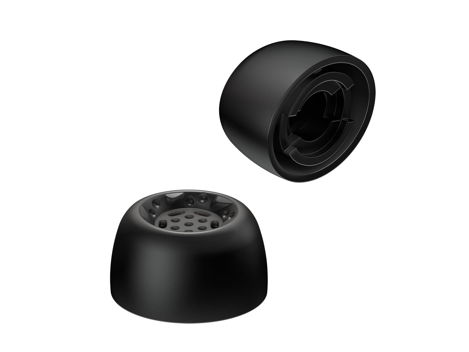JVCKENWOOD Victor EP-FX13S-B Ear Tips Spiral Dot Pro SF 4-Pack S Size Silicone Black Noise Isolation Sound Quality