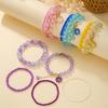 Hot-selling Sweet Girlfriends Jewelry Rice Beads Crystal Small Daisies Fringed Elastic Bracelet Set