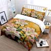 White Lilies with Leaves. Bedding Sets Duvet Cover Sets Duvet Covers Pillowcases(1 * Duvet Cover 2 * Pillowcases Without Duvet Insert)