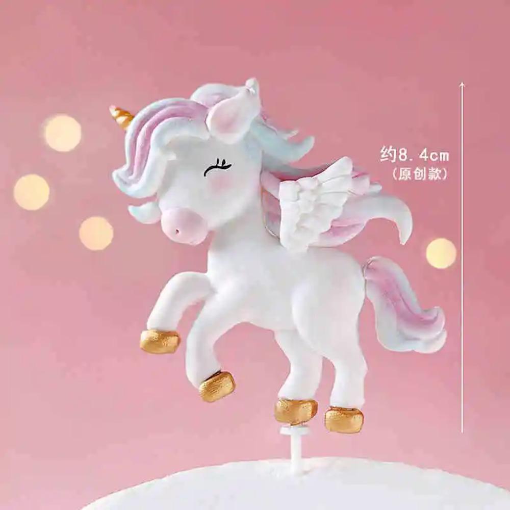 Butterfly Rainbow Unicorn Cake Topper Birthday Party Decor Girl Cake Kids Unicorn Birthday Baby Shower Rainbow Cake Decoratings