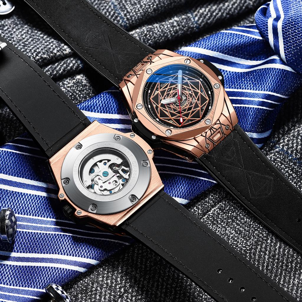 New TOP Brand Luxury Men's Watch With Box Fashion Waterproof Automatic Watch Men's Mechanical Watches