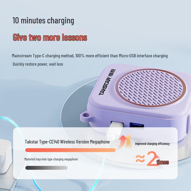 TAKSTAR E140 Wireless Voice Amplifier CN plug (adapter included)