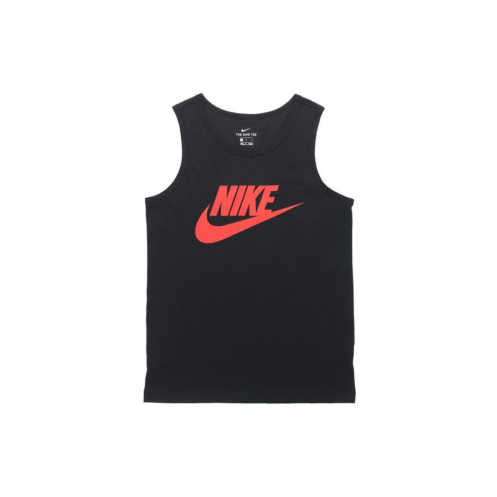 Nike Nsw Tank Icon Futura Casual Sports Logo Print Breathable Vest Men Tops Black AR4992-010